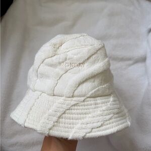 Monday swimwear terry cream bucket hat